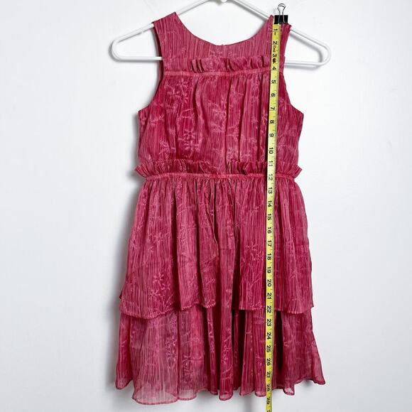 Chasing Fireflies Rose Crinkle Dress Girls 8 Party Holiday Fairy - Picture 10 of 13